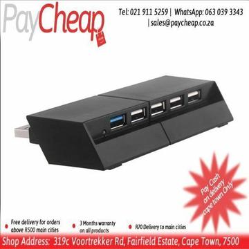 5-in-1 USB HUB Port PS4 usb port hub For Sony PlayStation PS4 PS 4 Play Station 4 Console