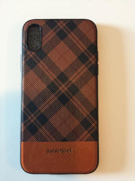 iPhone X Leather Cover