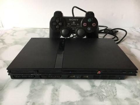 Second Hand PlayStation 2 & Controller with Bag
