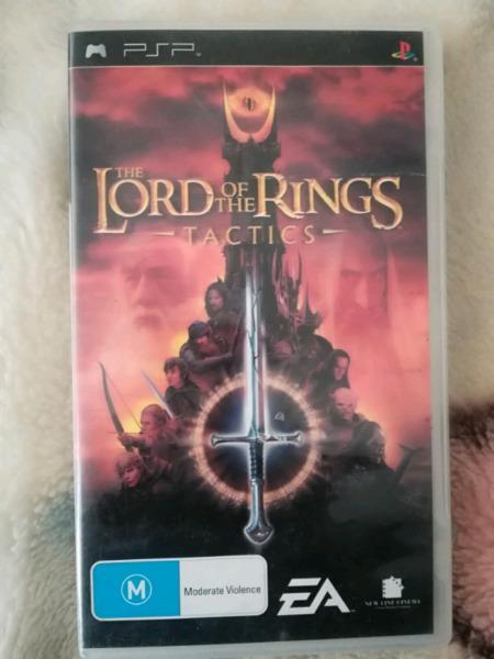 Lord of the rings tactics PSP