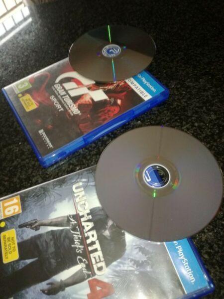 PS4 Games - Uncharted 4 & Gran Turismo