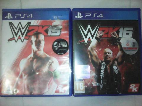 PS4 WWE 2K15 & WWE 2K16