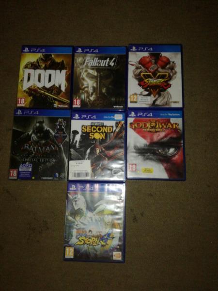 Ps4 games for swap or sale