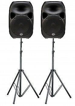 Wharfedale Titan 15D with Heavy Duty Stands