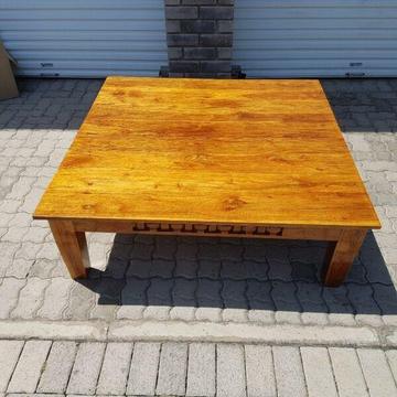 Solid olive wood coffee table