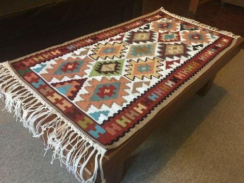 stunning Hand Knotted double side Kelim