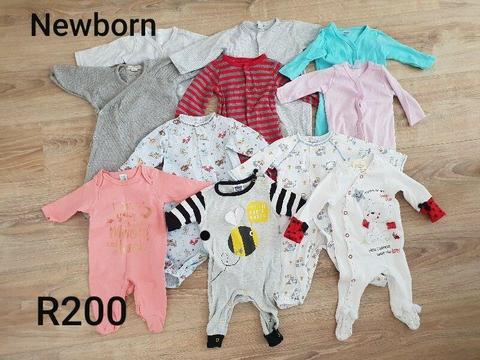 Newborn baby onesie bundle