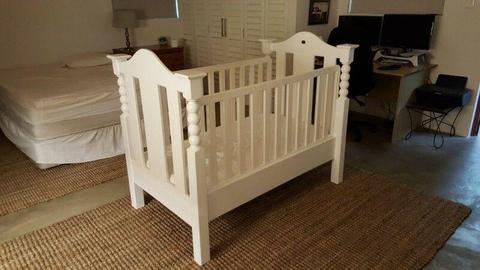 Phrog Designs Large Cot with bamboo mattress
