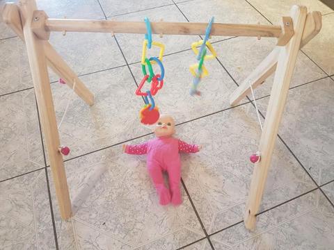 Wooden playgym. New and handmade