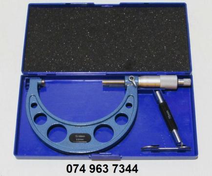 75 - 100mm Manual Analog Micrometer in Blue Box(Mitutoyo Replica)