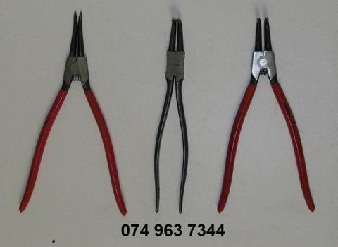 Knipex & Will 300mm Large Circlip Pliers 3pc
