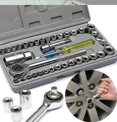 40 Piece Combination Socket Wrench set (budget quality)