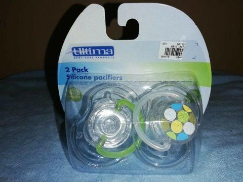 Ultima 2 pack silicone pacifiers