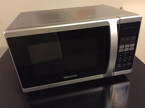 New Silver Metallic Hisense Microwave Oven cook & grill for sale + Box