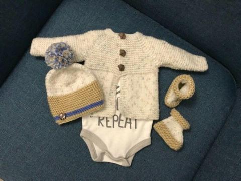 Newborn Cardigan Set