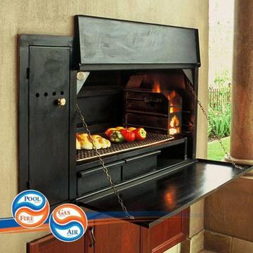 Affordable insert and freestanding braai