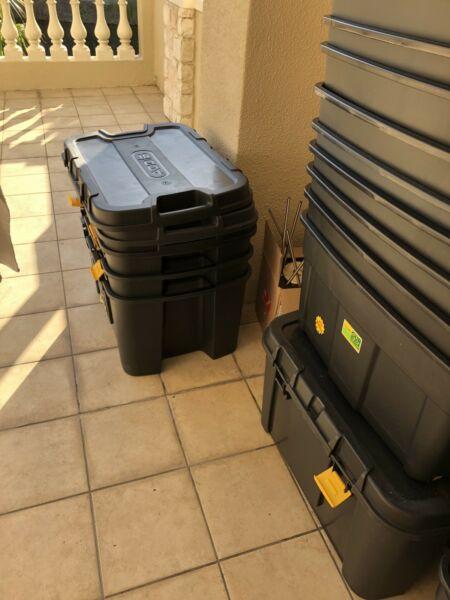 Addis Rough Tote Storage Boxes x17