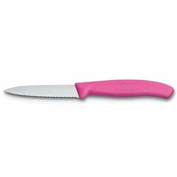 Victorinox Serrated Paring Knife - Pink 8Cm