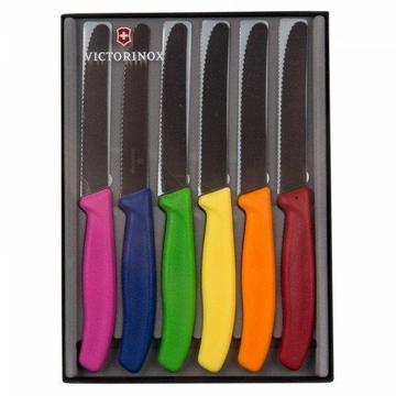 Victorinox Steak Knife Set - Assorted Colours - 6Piece