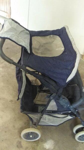 Graco twin Pram and Campcot