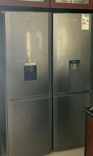 DEFY 226 l Combi Fridge Freezer with Water Dispenser Metallic