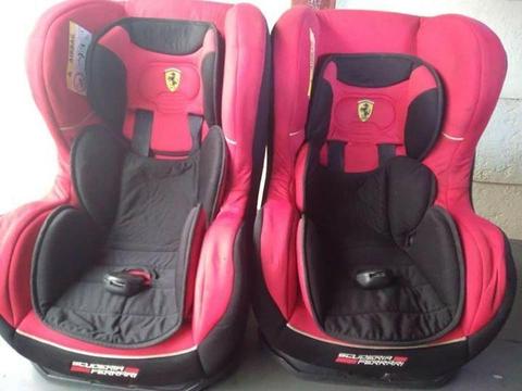 Second hand cot and car seat