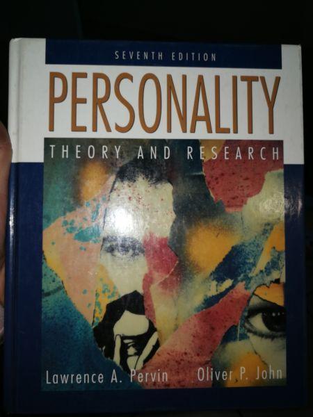 Personality theory and research book