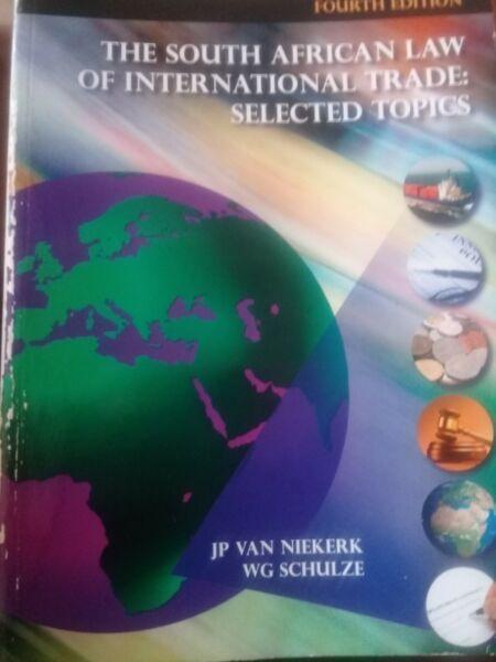 The South African Law of International Trade: Selected Topics