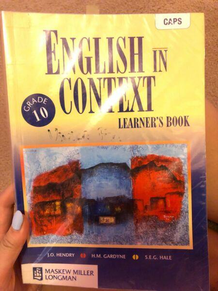 Grade 10 English in Context