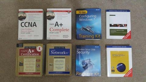 Asorted books IT (Information Technology) Microsoft / CISCO / CCNP / A+