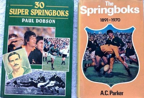 Two books - 30 Super Springboks and The Springboks 1891 - 1970 - Hardcovers