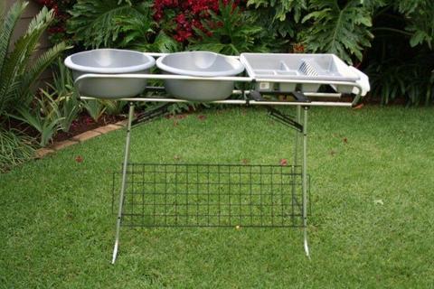 Portable Dishes Stand / Camping