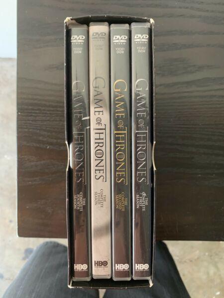 Game of Thrones box set seasons 1 - 4