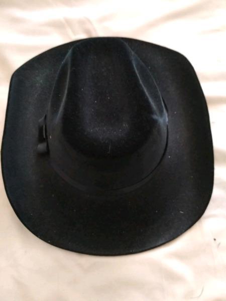 Black Cow Boy Hat