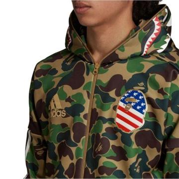 Bape x Adidas Super Bowl Collection HOODIE (Large)