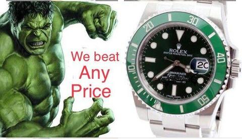 Rolex wanted. WE BEAT ANY OFFER. Or simply offer the most one time!!!