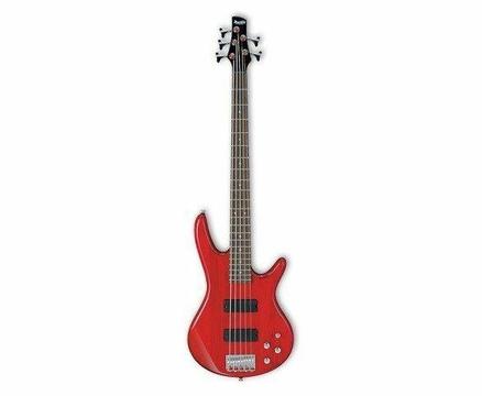 Ibanez GSR205-Transparent Red Bass Guitar.BRAND NEW WITH FULL WARRANTY - J