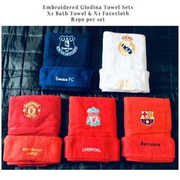 Embroidered Glodina Towel Sets