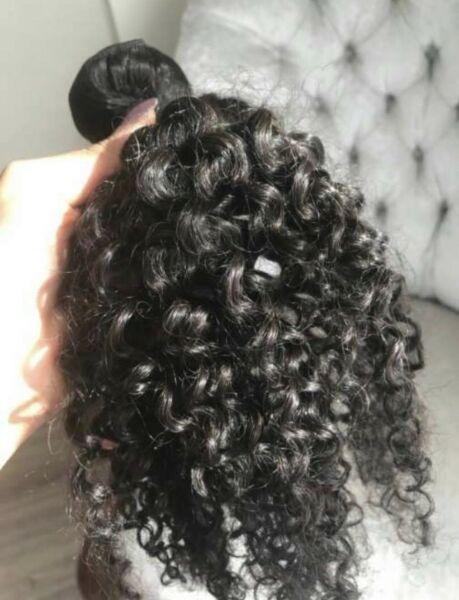 18” Curly Brazilian Hair