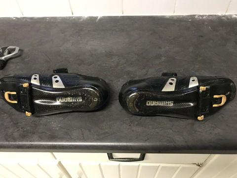 Shimano carbon cycling shoes size 10