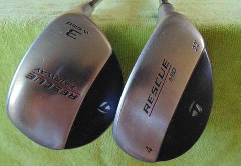 TAYLORMADE 3 & 4 WOOD-RESCUE- EXCELLENT CONDITION-GOLF CLUBS- TAYLOR MADE