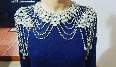 Crystal bridal necklace
