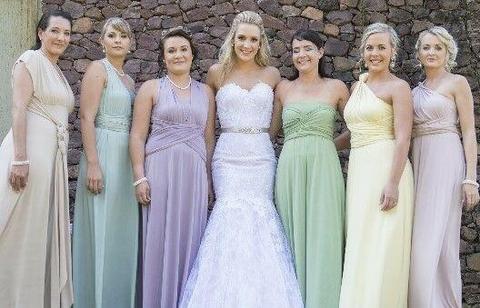 Infinity Dresses made in any colour and size