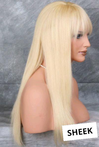 Blonde wig 100% human hair