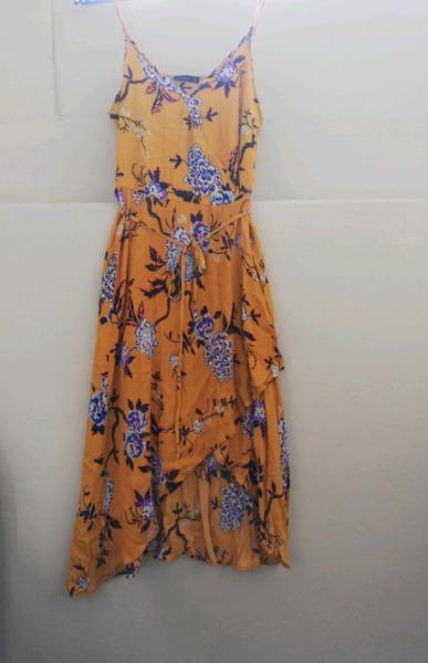 YELLOW FLORAL DRESS