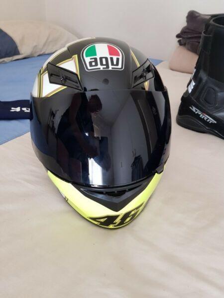 AGV helmet (small), Nitro biker jacket (medium), Ladies Spirit boots (size 8/9) FOR SALE