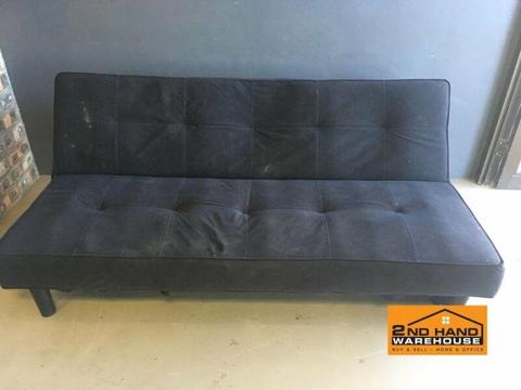 Blue soft sueded Sleeper couch