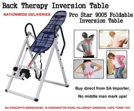 Back therapy Inversion Tables