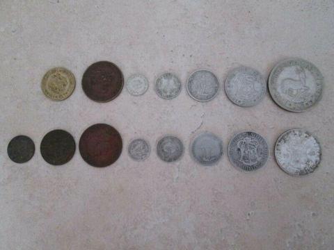 2 Full Set of old SA Coins for sale