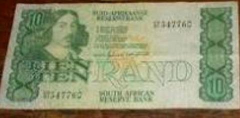 Old south african note